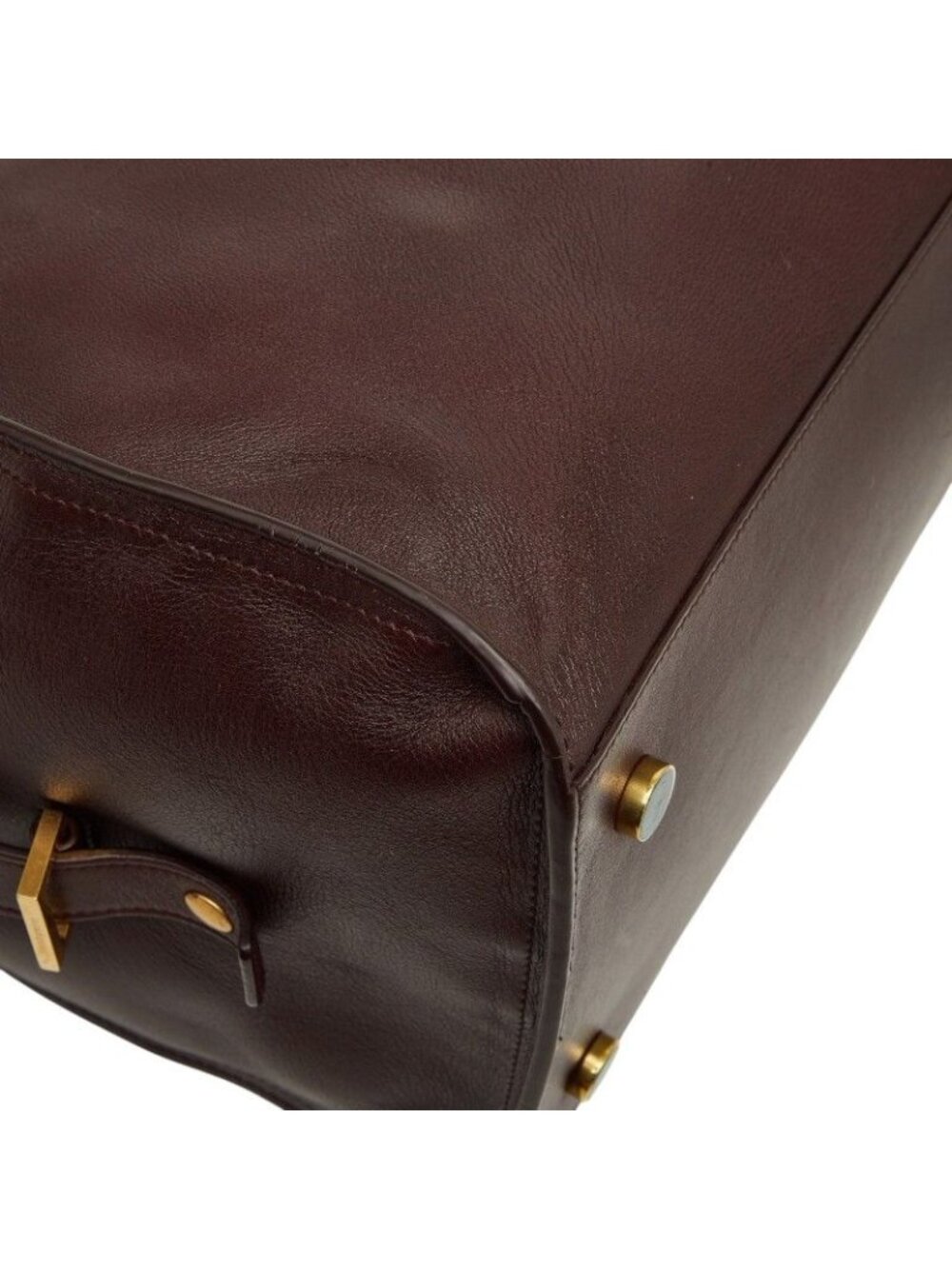 ★SOLD★ Saint Laurent Cabas Handbag Brown Leather - Picture 7 of 10